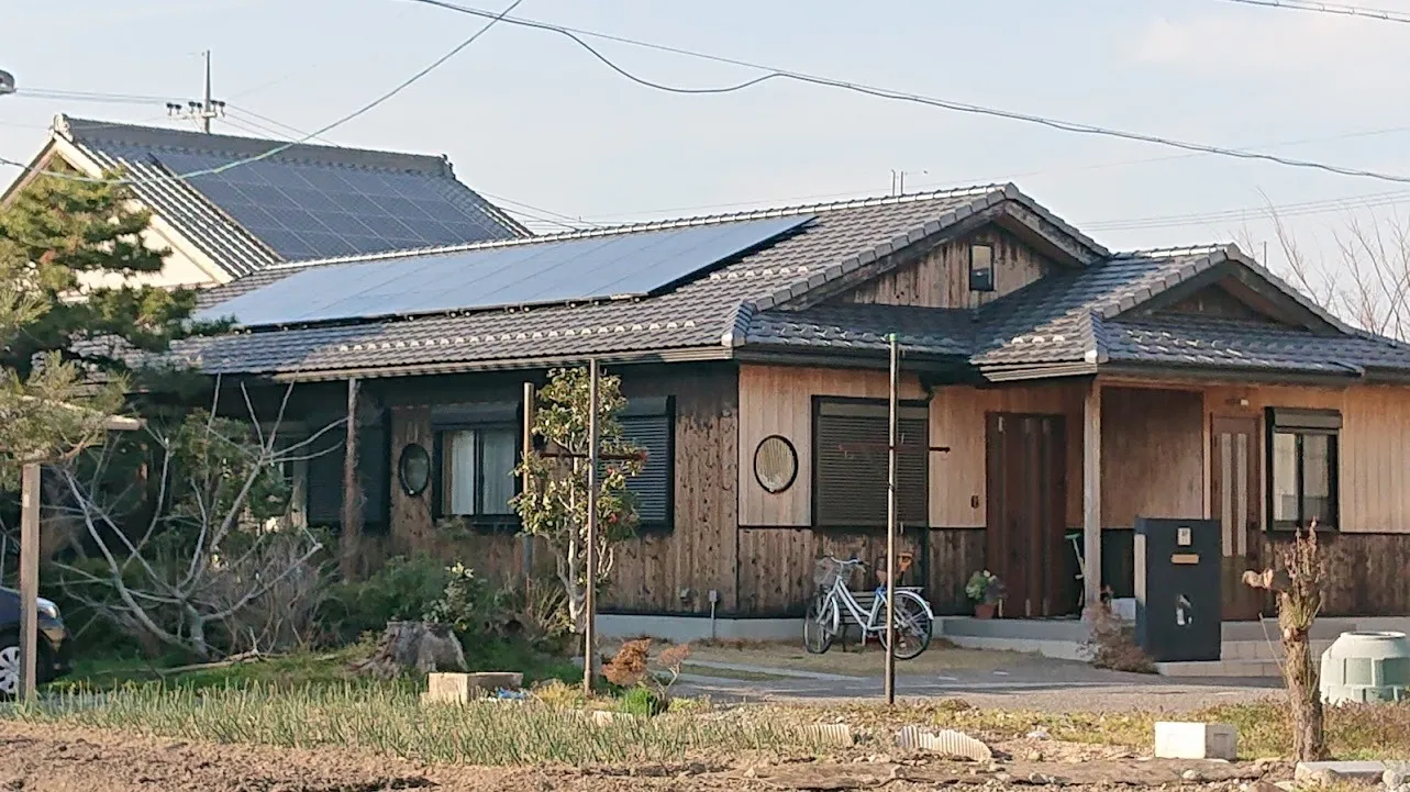 湖東の平屋の家